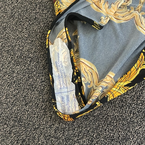 FASHION NOVA ROYALTY SUNSUIT SET Style FN 30537 Black & Gold Sz M New with tags - Picture 8 of 17